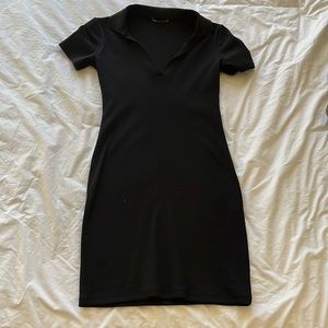 Zara Fitted Collared Dress